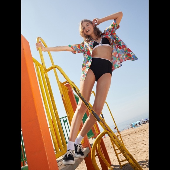 Cider Flower Power Shirt & Lazy Day Shorts Matching 2-piece Set NWT size Small - Picture 4 of 9